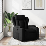 Divano Sedia-Poltrona Reclinabile in Tessuto Nero 867090