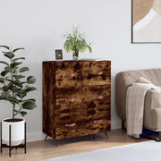 Cassettiera Rovere Fumo 69,5x34x90 cm in Legno Multistrato 827825