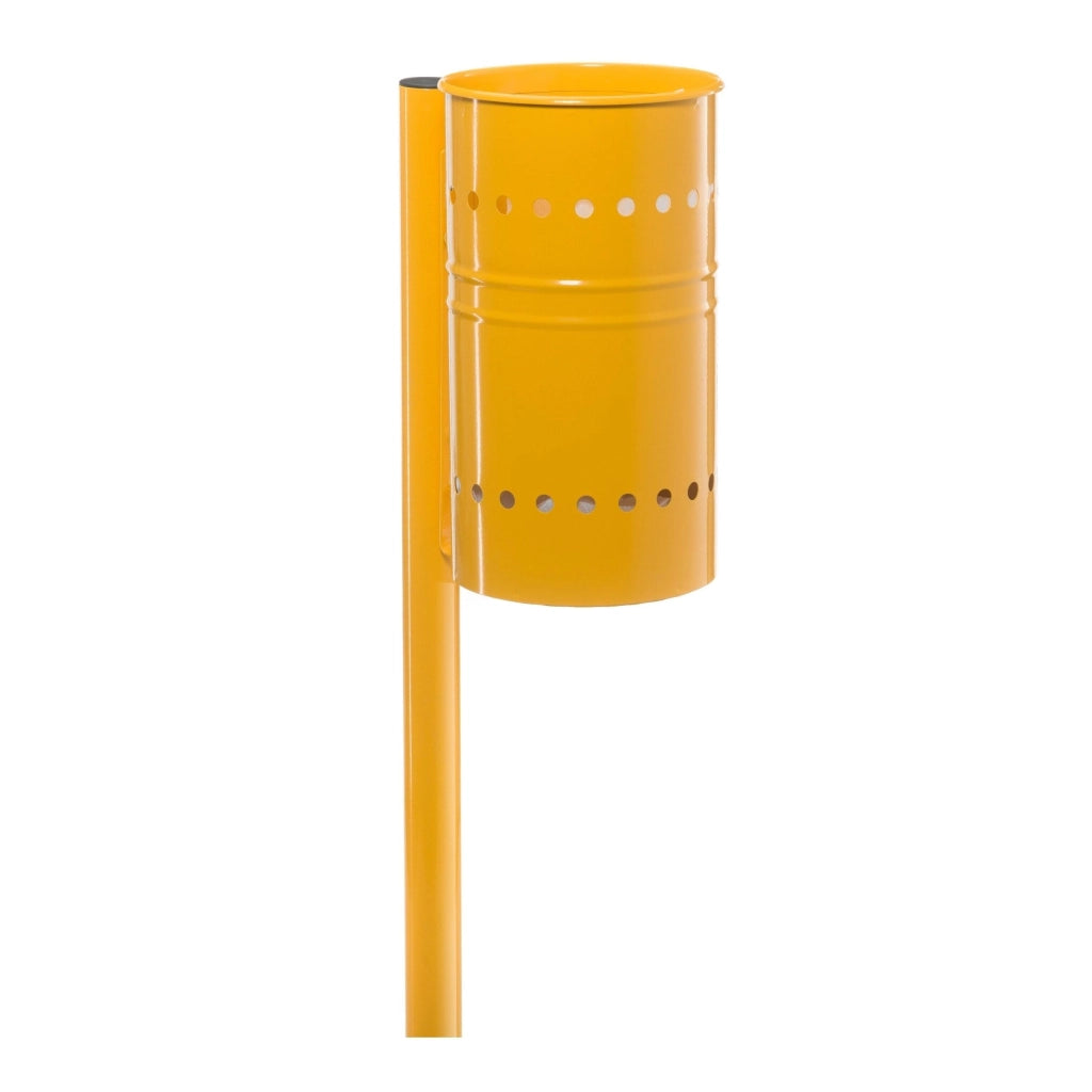 Andrys Cestino Rifiuti Esterno da Inghisare Giallo H120