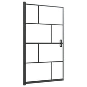 Pannello per Box Doccia in ESG 80x140 cm Nero CFW3488396