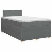 Letto box spring con materasso Grigio Scuro 120 x 200 cm 3451448
