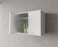 Pensile Lavanderia da Esterno 60x34x52,5 cm in PVC Bianco