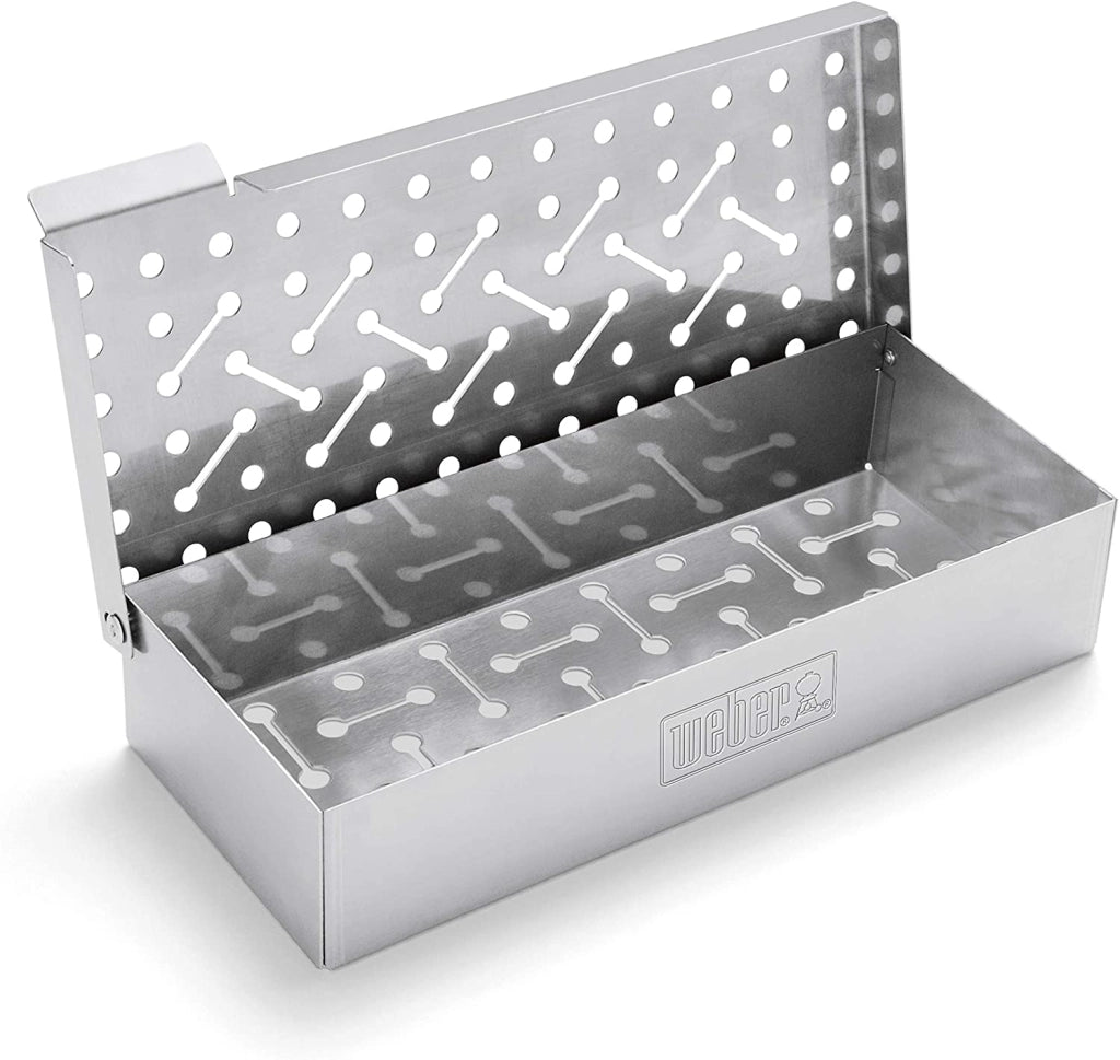 Affumicatoio Universale per Barbecue a Gas o Carbone in Acciaio Inox Weber 7576
