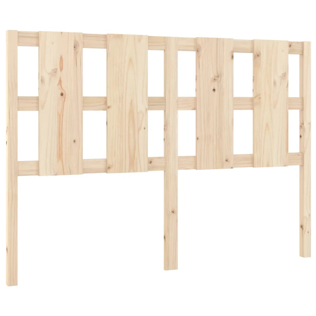 Testiera Letto-Testata-Testiera Decorativa 125,5x4x100 cm in Legno Massello di Pino 882289