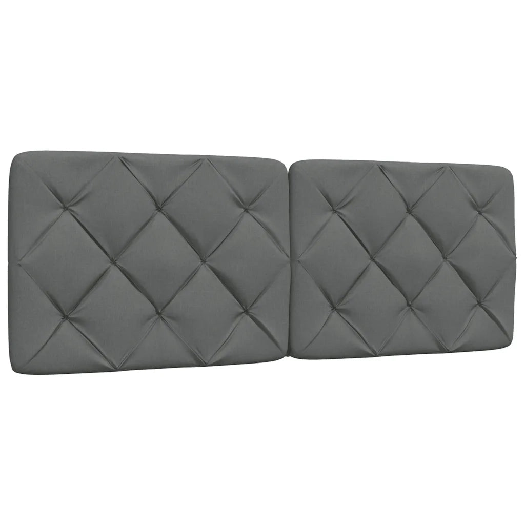 Giroletto con LED senza Materasso-Struttura Letto Grigio Scuro 140x190 cm