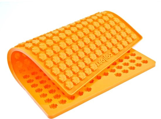 Forme di biscotti per cani in forma a chiave, dolcetti in forma a chiave, forma per biscotti in silicone, resistente al calore, sicuro per l'alimentazione e privo di BPA (Mini chiavi (1,5 cm), arancione)