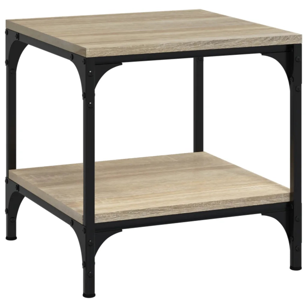 Tavolini 2pz rovere sonoma 40x40x40 cm in Legno Multistrato 819380