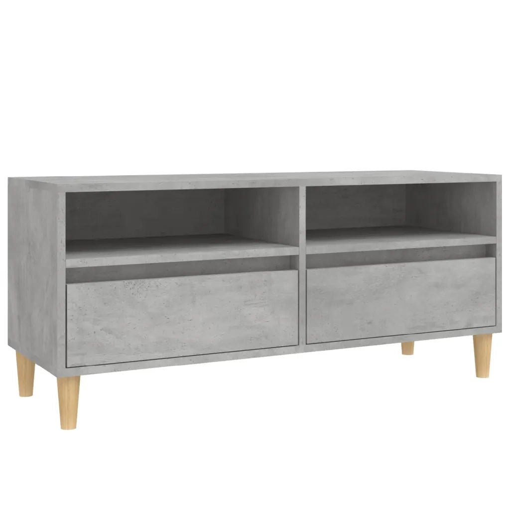 Mobile per TV Grigio Cemento 100x34,5x44,5 cm Legno Multistratocod mxl 79397