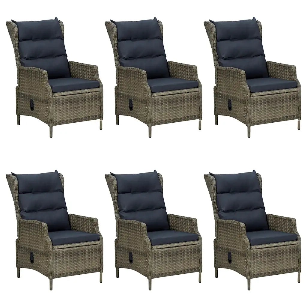 Set da Pranzo da Giardino 7 pz Marrone cod mxl 43643