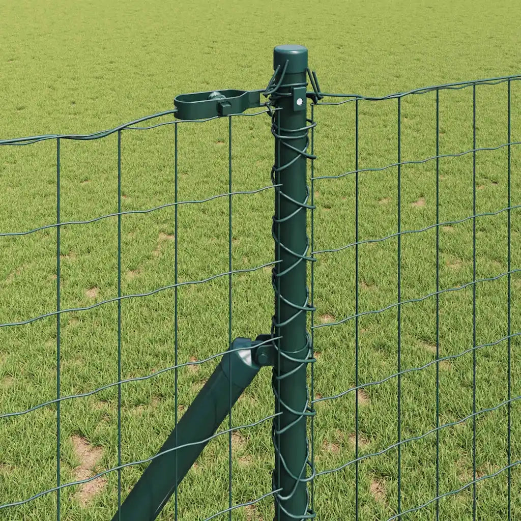 Recinzione con Posto Verde 1 x 25 m Acciaio e PVC