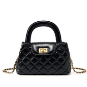 Borsa a tracolla da donna in vera pelle, capiente e di grande capacit¨¤, colore nero.