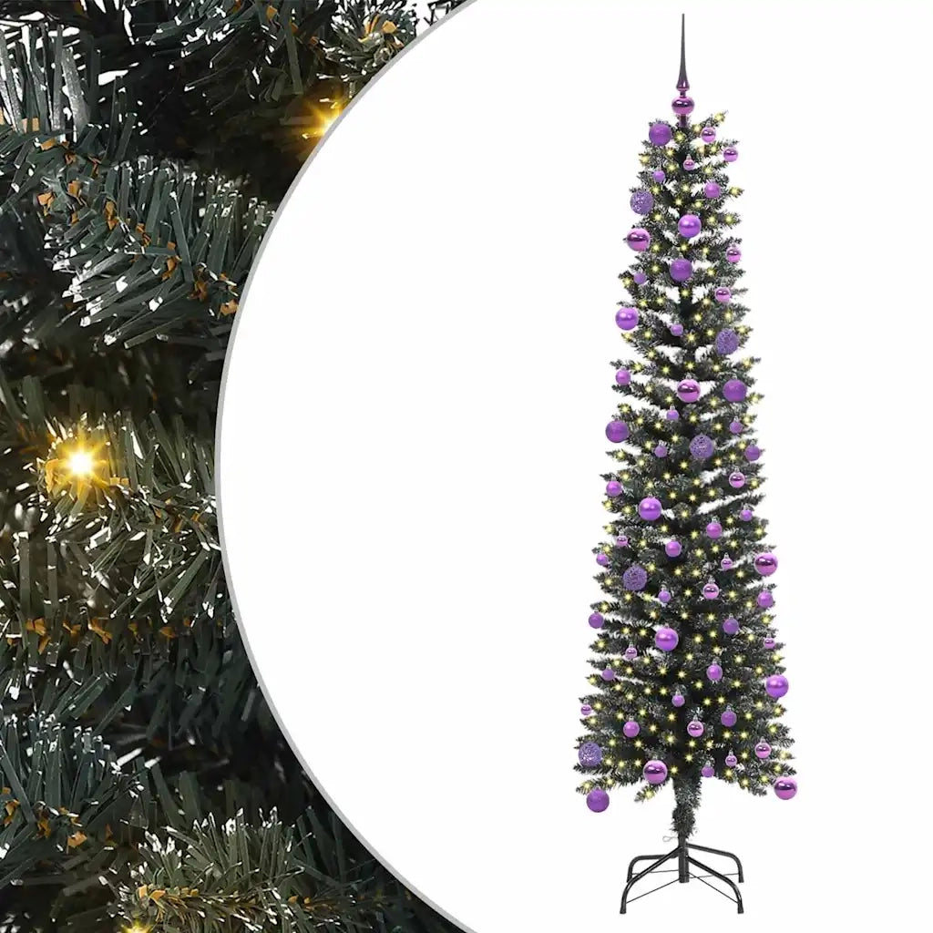Albero di Natale artificiale con 300 LED Verde 180 cm 3395946