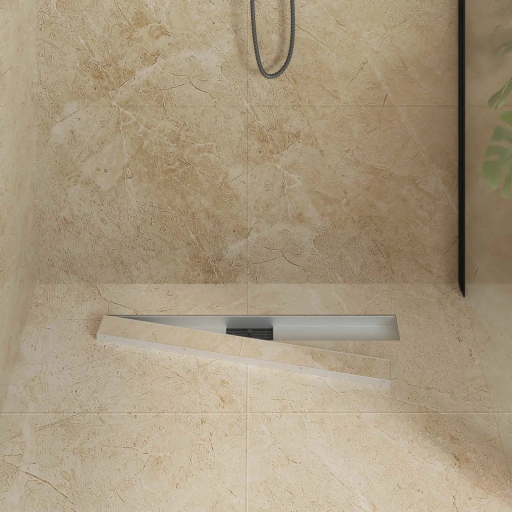 Drenaggio doccia 2 in 1 Argento 80 cm Acciaio Inox 304 CFW7454945
