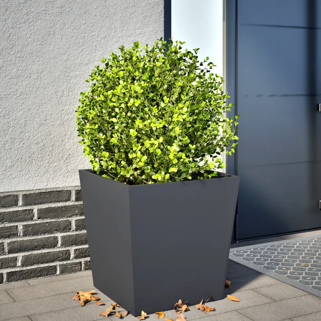 vidaXL Fioriera da Giardino Antracite 50x50x50 cm in Acciaio