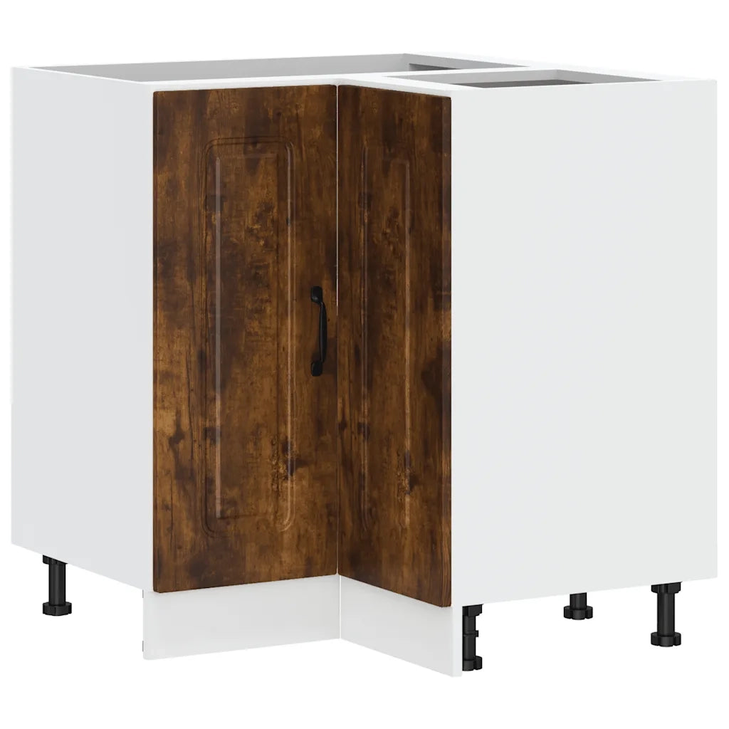 Mobile Base ad Angolo Cucina-Base ad Angolo Cucina Kalmar Rovere Artigianale 372719
