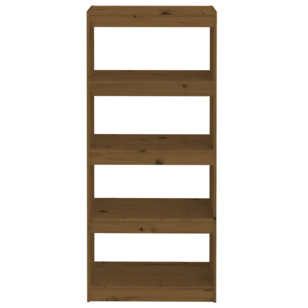 Libreria/Divisorio Ambra 60x30x135,5cm Legno Massello di Pino 808171