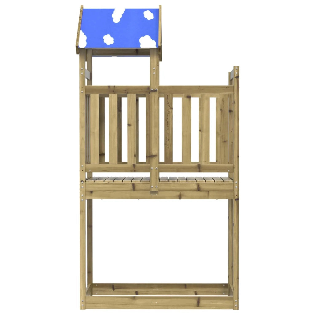 Torre da Gioco Marrone Legno Impregnato Solido