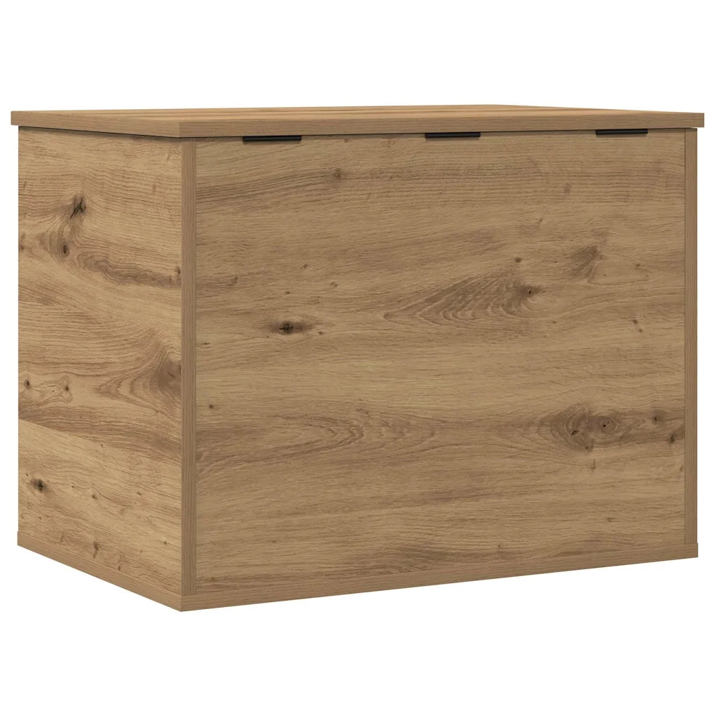 Scatola di Stoccaggio rovere artigianale 60 x 42 x 46 cm 862289