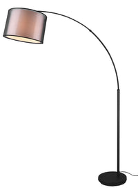 Piantana da Interno Attacco E27 in Metallo Nero Opaco