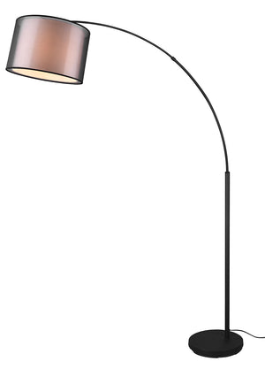 Piantana da Interno Attacco E27 in Metallo Nero Opaco