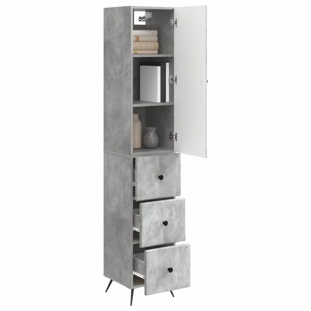 Set di armadi 2 pcs Grigio Cemento 34,5 x 34,5 x 90 cm 3416892