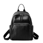 Zaino in vera pelle nera