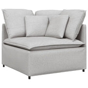 Modulo Angolare Divano Modulare con Cuscini Grigio Nuvola 100cm CFW6462437