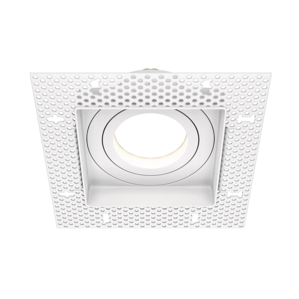 Faretto incasso soffitto Maytoni Atom bianco GU10 quadrato