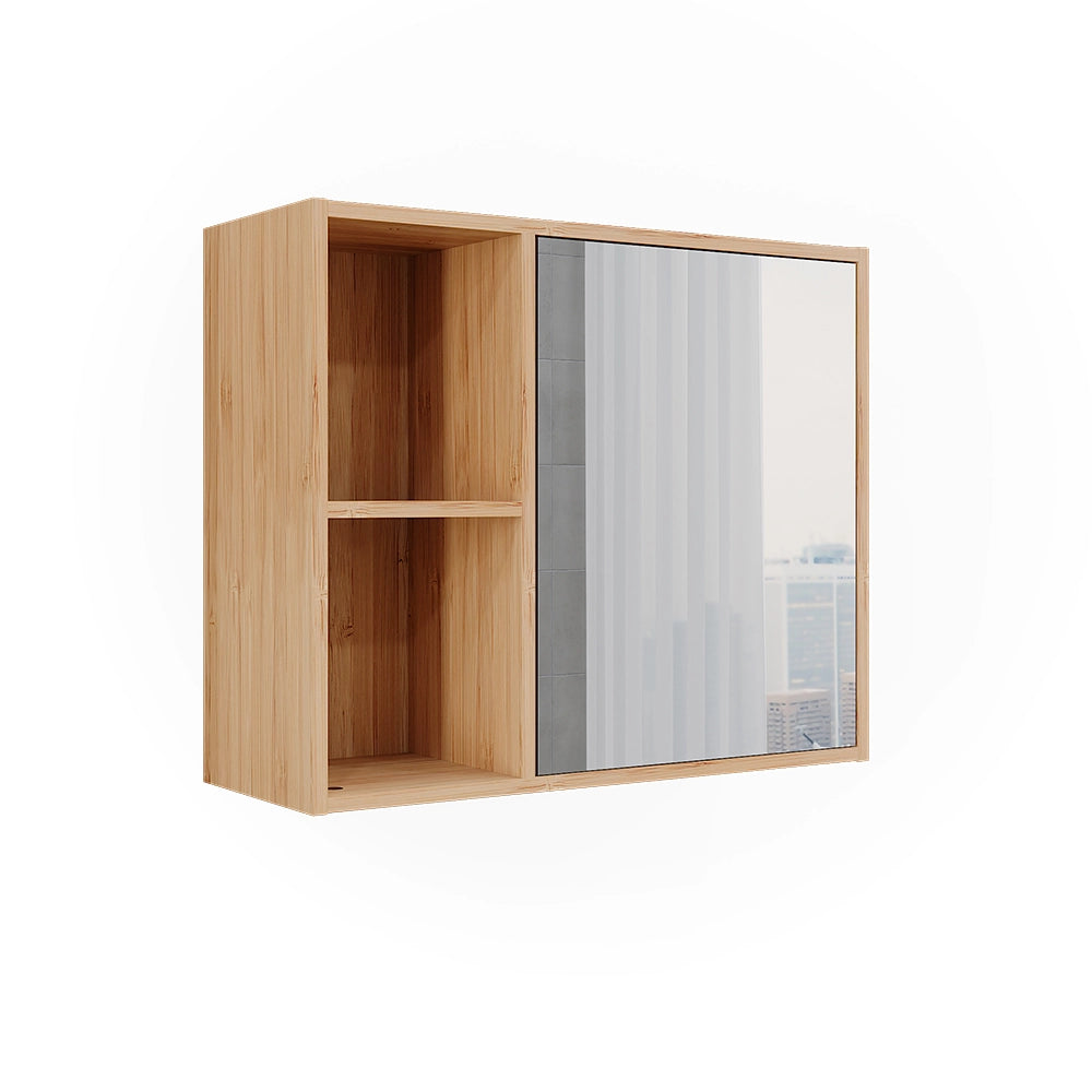 Vicco Mobile a specchio per il bagno Bambù 54 x 44.5 cm con specchio
