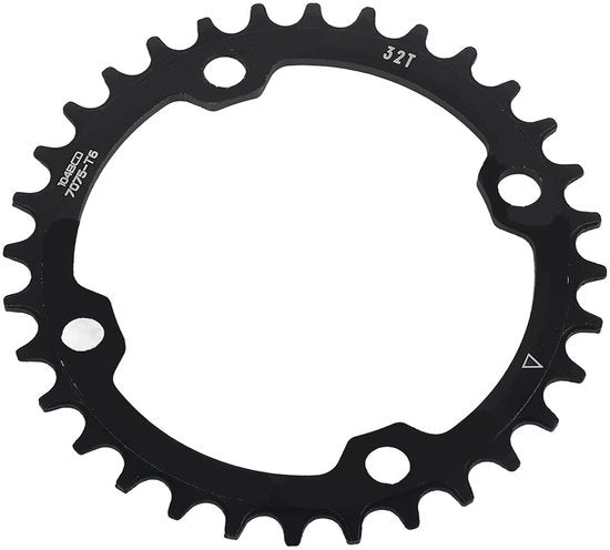 Kit di catena per bicicletta - 104mm - Lame in lega di alluminio - 32/34/36/38 denti - Narrow Wide - Adatto per BMX/MTB - Peso ridotto 50-73g - Kit catena per bicicletta