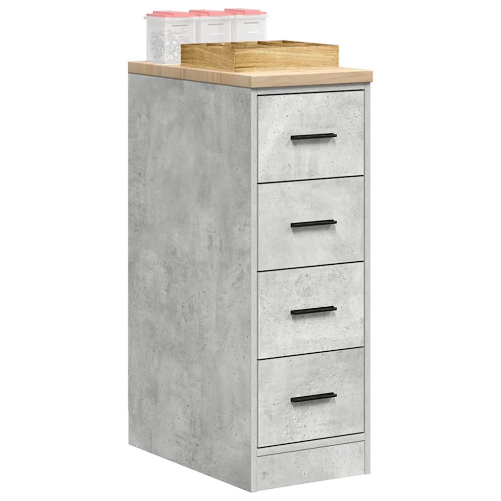 Armadietto da Garage Grigio cemento 30x51x85 cm 860583