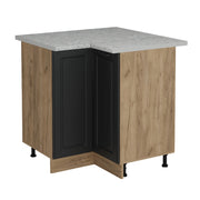 Vicco Mobile ad angolo cucina Antracite casa di campagna 75.6 cm PL Marmo