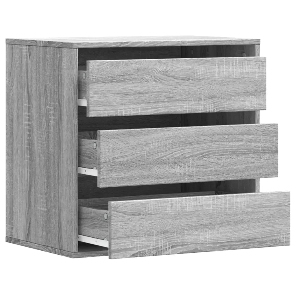 Cassettiera Angolare Grigio Sonoma 60x41x58cm Legno Multistrato 852848