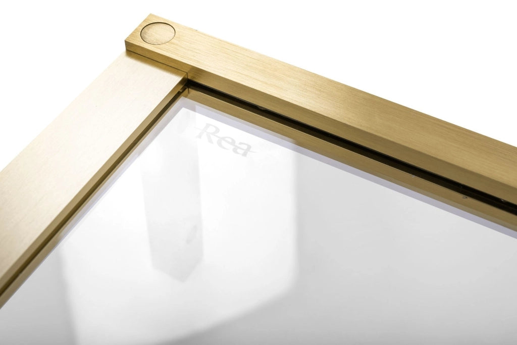 Cabina Doccia Rea Hugo 90x90 Gold Brush