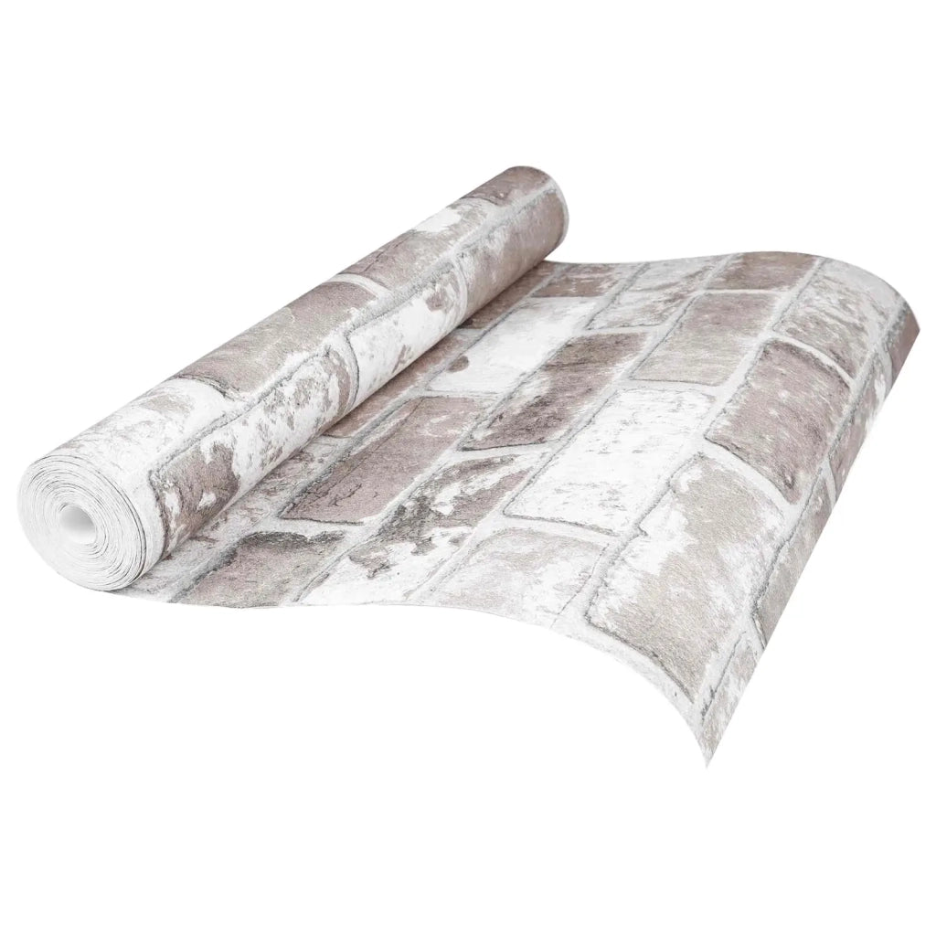 Carta da parati Solida 3D Rigato Mattone 10 x 0,53 m CFW8082315