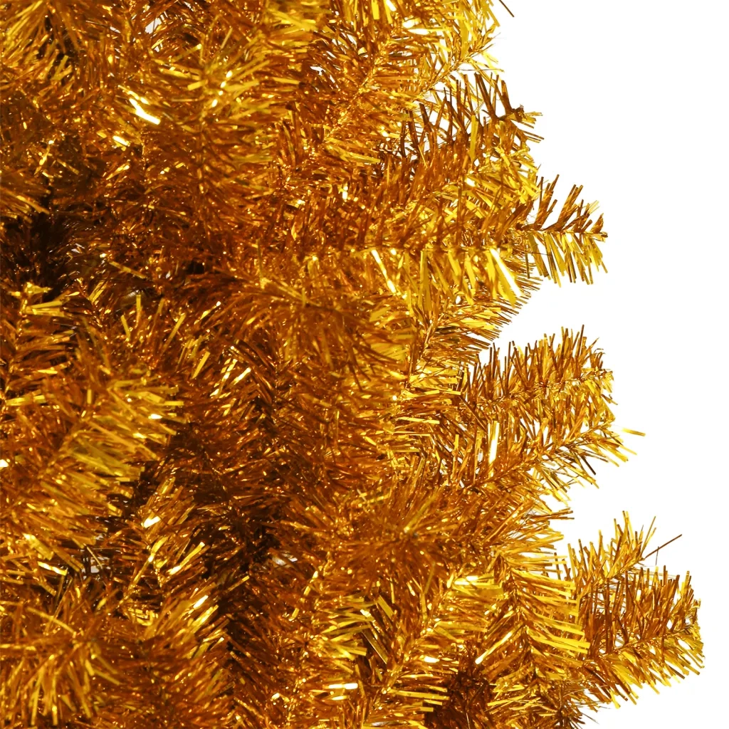 Albero di Natale Artificiale con Supporto Oro 180 cm PET cod mxl 6666