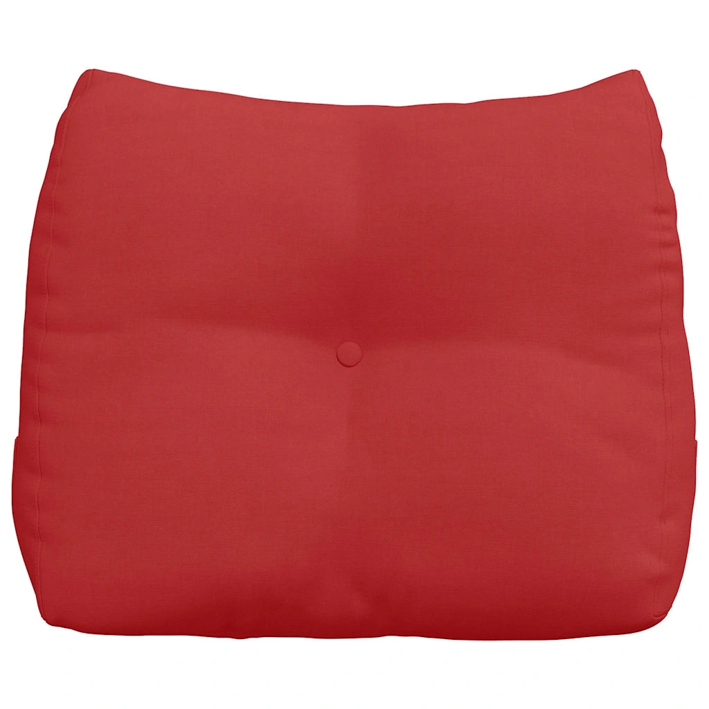 Cuscino per Schiena Rosso 60 x 24 x 50 cm Tessuto 42014395