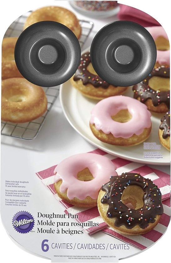 Molde per Donuts in Acciaio Antiriflettente per 6 Donuts