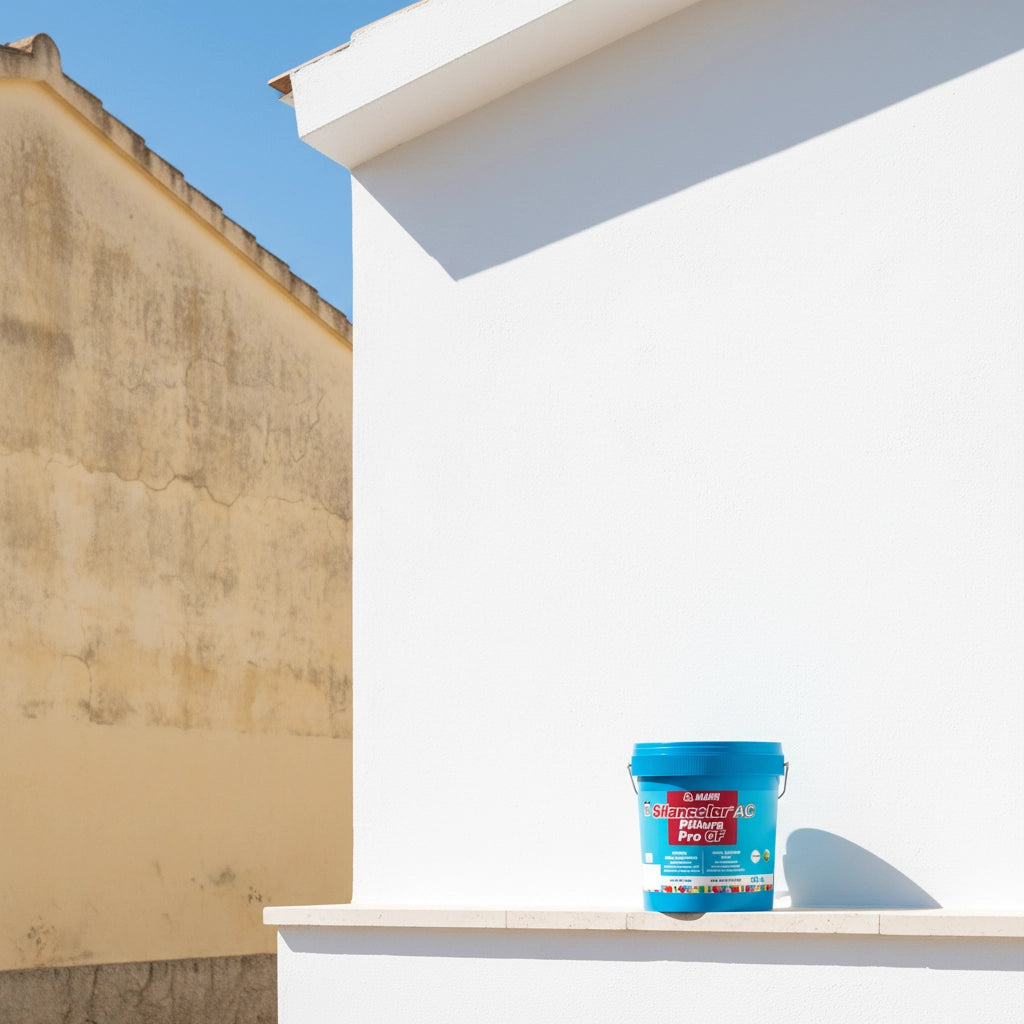 Idropittura acrilsilossanica mediterraneo ponente antimuffa per interni ed esterni *** formato 5 kg, confezione 1