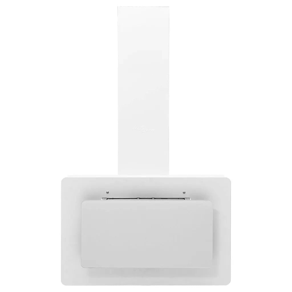 Cappa a Parete 60 cm in Acciaio Inox e Vetro Temperato Bianco 51663