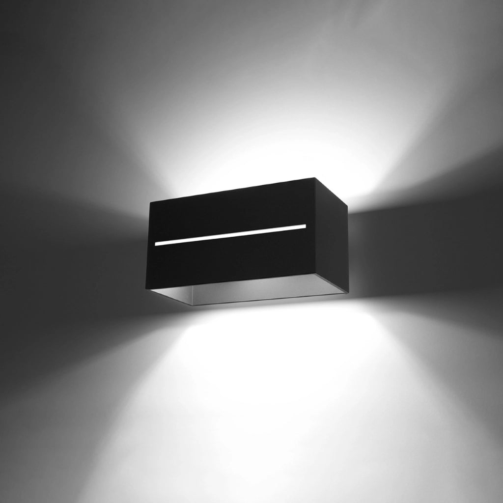 Lampada da parete LOBO MAXI nero
