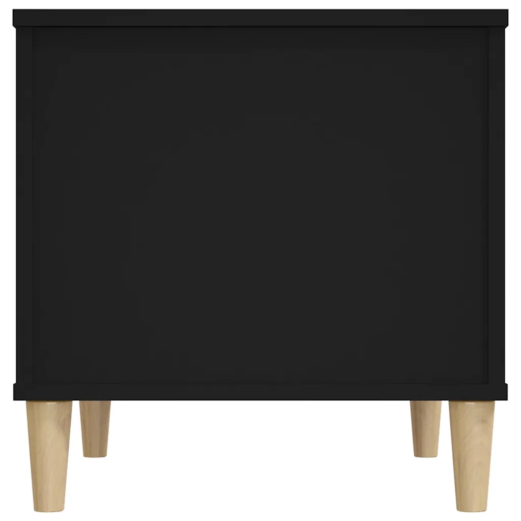 Tavolino da Salotto Nero 60x44,5x45 cm in Legno Multistrato cod mxl 16254