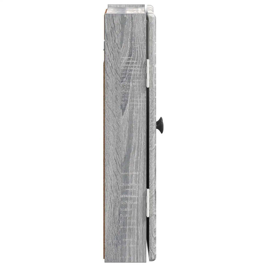 Armadio per Dartboard BREDA Sonoma grigio 52,5 x 10,5 x 53,5 cm 897551