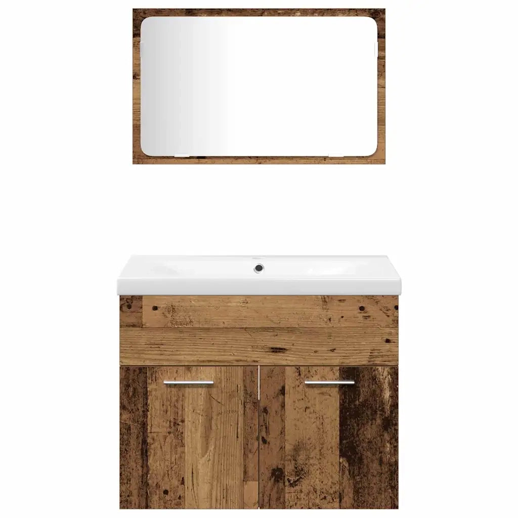 Set di Storage Montaggio a parete 4 pz Legno multistrato CFW1594637