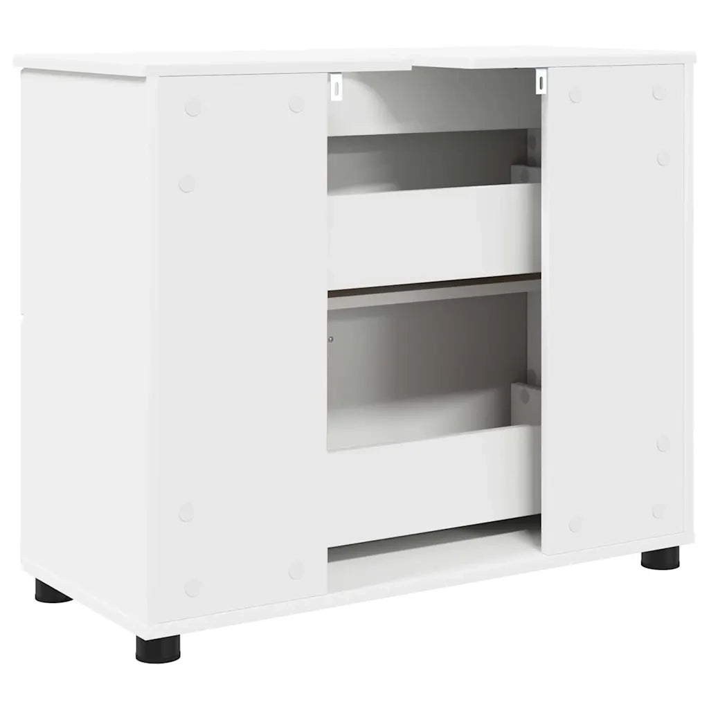 Mobile da Bagno con cassetto con porta Bianco 76,5 x 35 x 64 cm 883294