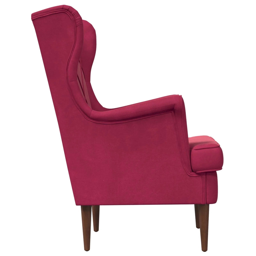 poltrona Rosso Vino Velluto 42029900