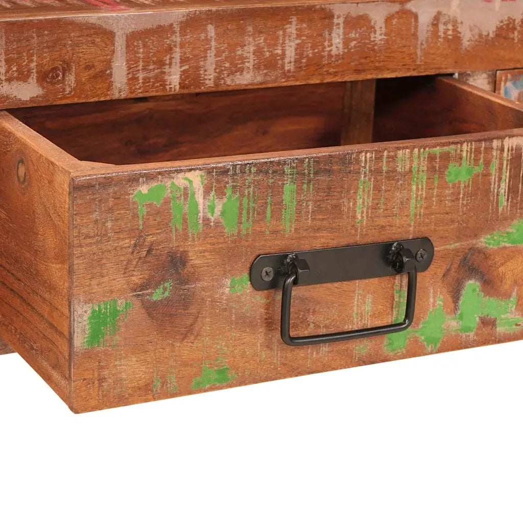 Tavoli Consolle | Tavolo d'Ingresso con cassetto 2 pz Multicolore 161 x 33 x 75 cm
