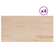 Piani Tavolo | Superficie Tavolo | Piano Scrivania 4 pz 100x50x2,5cm Rettangolare Legno Massello Pino