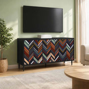 Mobile TV OMMEN 102 x 33 x 51 cm Rovere Nero 8007099