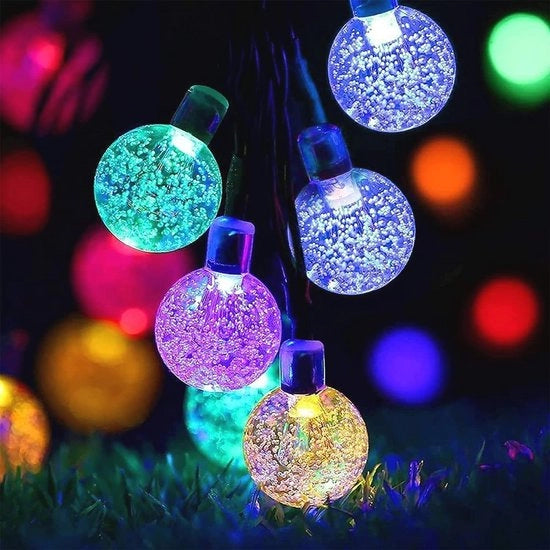 Cavo di illuminazione solare 12 m – 66 LED – Illuminazione decorativa per esterno e interno con 8 modalità